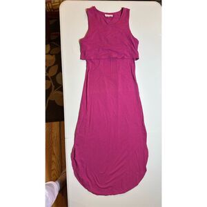 Synergy Organic Women's XS Pink Sleeveless Dress Casual Chic